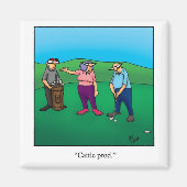 Funny Stocking Stuffer Golf Humor Magnet (Voorkant)