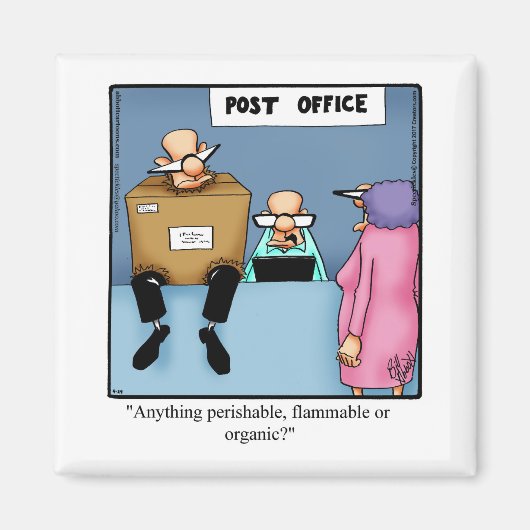 Funny Stocking Stuffer Humoureuze Magnetten Magneet (Voorkant)