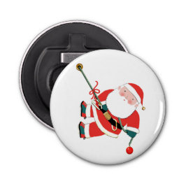 Funny Stocking Stuffer kerstflesopener Button Flesopener