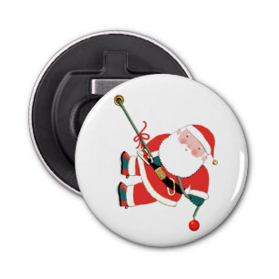 Funny Stocking Stuffer kerstflesopener Button Flesopener