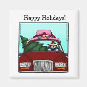 Funny Stocking Stuffer-kerstHumor Magnet (Voorkant)