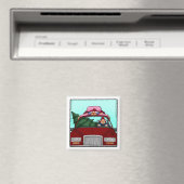 Funny Stocking Stuffer-kerstHumor Magnet (Insitu (Vaatwasser))