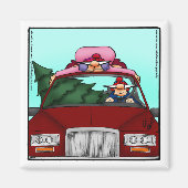 Funny Stocking Stuffer-kerstHumor Magnet (Voorkant)