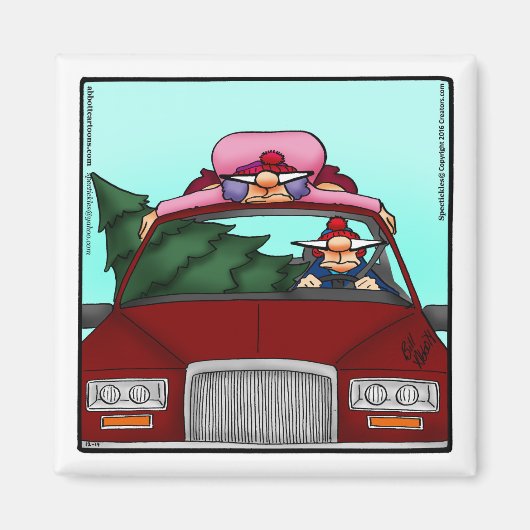 Funny Stocking Stuffer-kerstHumor Magnet (Voorkant)