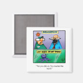 Funny Stocking Stuffer Magnet Gift (Voorkant / Achterkant)