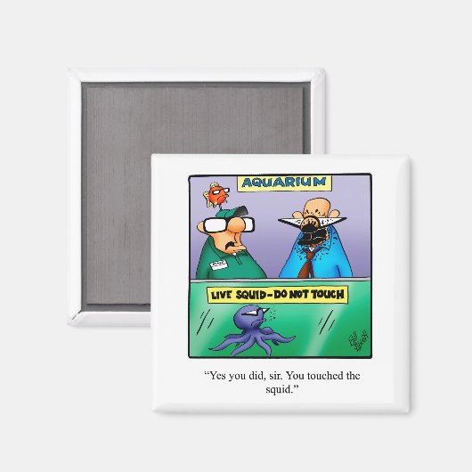 Funny Stocking Stuffer Magnet Gift (Voorkant / Achterkant)