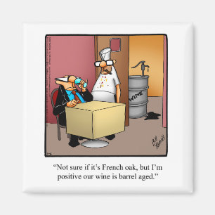 Funny Stocking Stuffer Wine Humor Magnet