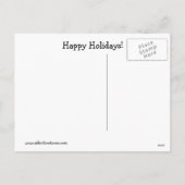 Funny StockMarket Kerst Humor Briefkaart (Achterkant)