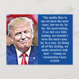 Funny Stomme Trump citeert Memorabilia Keepomwille Briefkaart