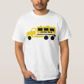 Funny Stool Bus Septic Truck T-shirt (Voorkant)