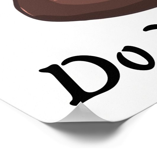 Funny stoort het angry Beer niet Poster (Hoek)