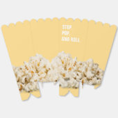 Funny Stop Pop & Roll Geel Bedankdoosjes (Ongevouwen)