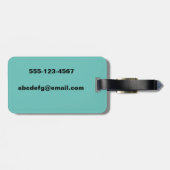 FUNNY STOP PROBEERT ME OP BAGAGELABEL TE SPELEN (Achterkant horizontaal)