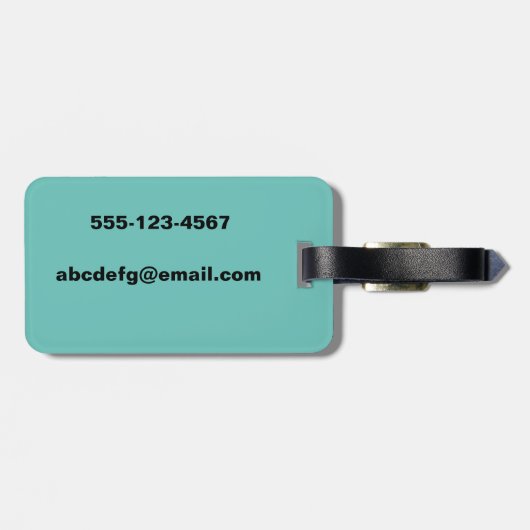 FUNNY STOP PROBEERT ME OP BAGAGELABEL TE SPELEN (Achterkant horizontaal)