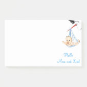 Funny Stork Baby Post-it® notes (Voorkant)