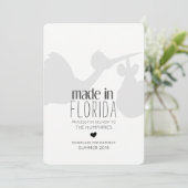 Funny Stork Delivery Zwangerschap Aankondiging (Staand voorkant)