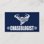 Funny Storm Chaser Tornado Twister Visitekaartje (Voorkant)