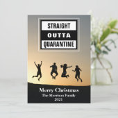 Funny Straight Outta Quarantine (Staand voorkant)