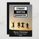 Funny Straight Outta Quarantine (Voorkant / Achterkant)