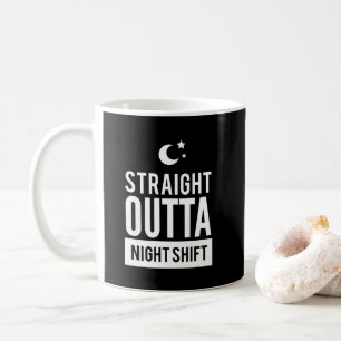 Funny Straight Shift Print Koffiemok