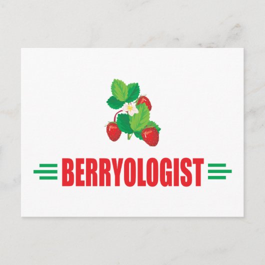 Funny Strawberries Briefkaart (Voorkant)