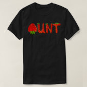 Funny Strawberry Aunt Fruit Birthday Family Matchi T-shirt (Design voorkant)
