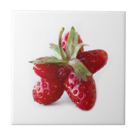 Funny strawberry tegeltje (Voorkant)