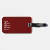 Funny Strawbes Bagagelabel (Achterkant horizontaal)