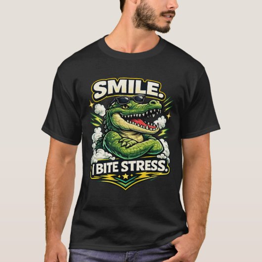 Funny Stress Relief Animal Humor Tee T-shirt (Voorkant)