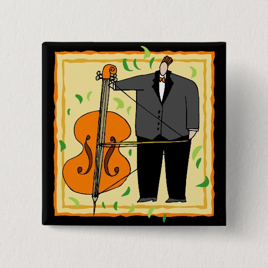 Funny String Bass Button (Voorkant)