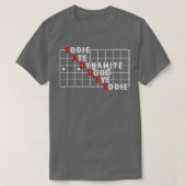 Funny String Name Eddie Ate Dynamite Good Bye Eddi T-shirt (Design voorkant)