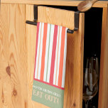 Funny Stripe Eat Out  Quote Theedoek<br><div class="desc">Grappige Custom Eat Out Quote Stripe keukenhanddoek. Deze unieke keukenhanddoeken zijn een perfect geschenk om een verjaardag, pensionering, jubileum, housewarming party, huwelijksgeschenk, enz... een leuke manier te vieren elke gelegenheid. Combineer het met een fles wijn en het is een geweldig cadeau voor vrienden, familie, collega's, vrienden. Bekijk voor meer cadeau-ideeën...</div>