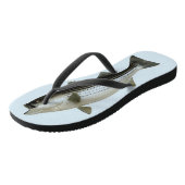 Funny Striped Bass voor de Fisher Teenslippers (Schuin)