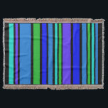 Funny Stripes kleurstof IV uw achtergrondkleur Deken<br><div class="desc">Achtergrond Stripespatroon gekleurd door EDDA Fröhlich / EDDArt | Basis: binnenste of gekleurde vormen voor kleurenoverlagen | U mist andere kleuren of producten met dit ontwerp? Neem contact met mij op: contact@eddart.de</div>