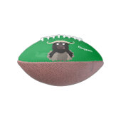 Funny stromend water buffalo cartoon american football (Gedraaid 90)