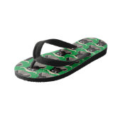 Funny stromend water buffalo cartoon kinder teenslippers (Schuin)