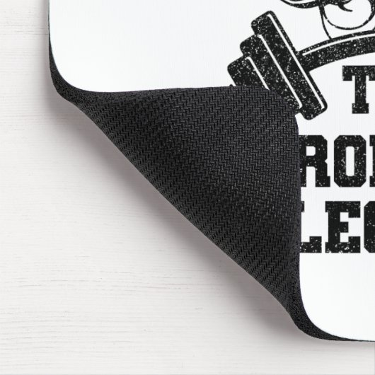 Funny Strongman The Man The Myth The Strongman Leg Muismat (Hoek)