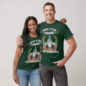 Funny Stropdas-Dye Gnome 2020 met Kerstmis Quarant T-shirt (Unisex)