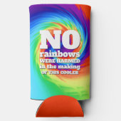 Funny Stropdas-Dye No Rainbows was beschadigd ... Seltzer Blikjeskoeler (Achterkant)