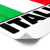 Funny Stubborn Italian Pride Italy Flag Italia For Poster (Hoek)