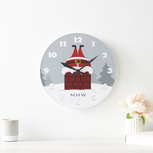 Funny Stuck, aangepaste monogram wandklokken (Huis)