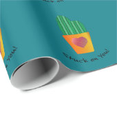 Funny Stuck op je Cactus Cadeaupapier (Rol Hoek)