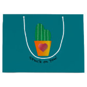 Funny Stuck op je Cactus Groot Cadeauzakje (Voorkant)