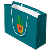 Funny Stuck op je Cactus Groot Cadeauzakje (Achterkant Gekanteld)