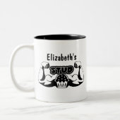 Funny Stud Muffin Boyfriend Man Valentijn cadeau Tweekleurige Koffiemok (Links)