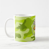 Funny Stud Muffin op groene camo Koffiemok (Links)