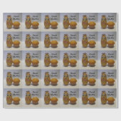 Funny Stud/Spud Muffin Wrapping Paper Cadeaupapier (Vlak)