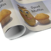 Funny Stud/Spud Muffin Wrapping Paper Cadeaupapier (Rol Hoek)