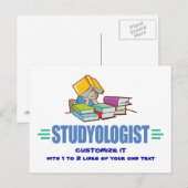 Funny Student Briefkaart (Voorkant / Achterkant)