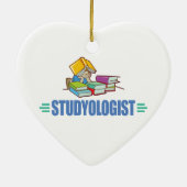 Funny Student Keramisch Ornament (Achterkant)